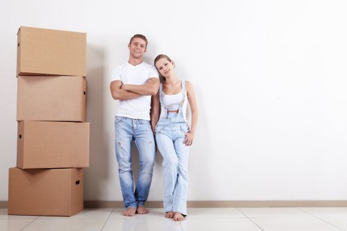 Removal team planning a local move in Queens Park