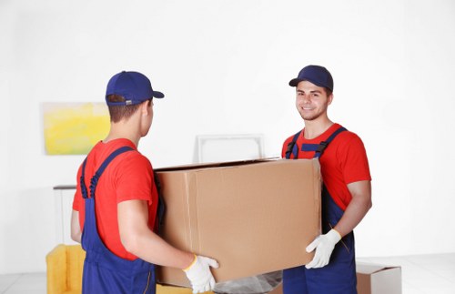 Removal van ready for a home move in Queenspark