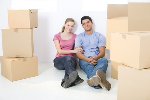 Professional movers loading a truck in Queenspark