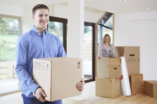 Efficient moving supplies and labeled boxes for Queenspark packing services