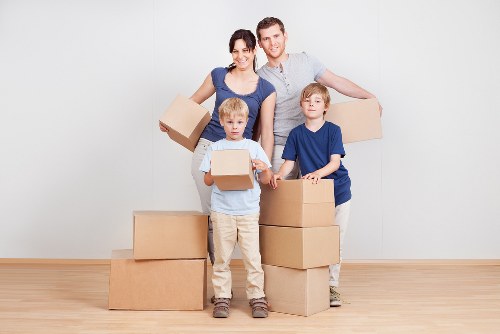 Boxes and packing materials for a move in Queenspark