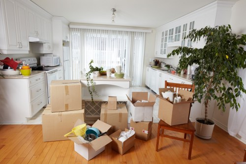 Local commercial movers managing access and loading in Queens Park