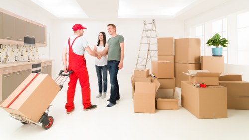 Reusable packing and storage boxes for Queenspark moves