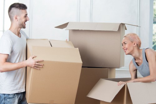 Furniture and equipment handling during office removals in Queenspark