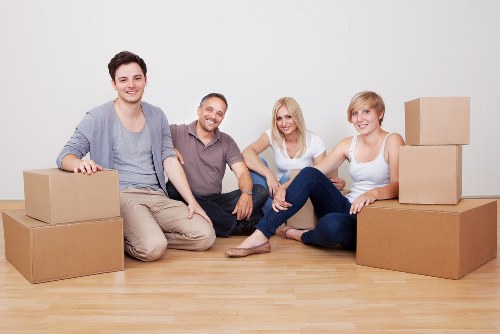 Moving van loaded for student removals in Queenspark